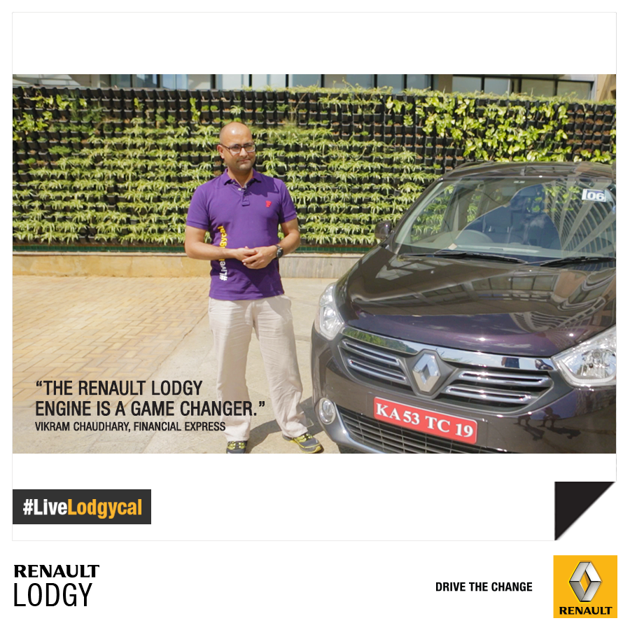 RenaultIndia's tweet photo. #RenaultLodgy engine impressed during #LiveLodgycal Drive. You can experience it soon.  http://t.co/mLYS8jgeoq http://t.co/nbY5UuOkin