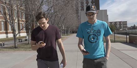 sait's tweet photo. Cell phone lanes? We’re way ahead of you: http://t.co/4Pe8YIMosy #efficiencyFTW #cellphonewalkers #SAITwalkabot #yyc http://t.co/b38CgEpmjk