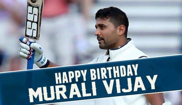 Happy Birthday Murali Vijay ! 