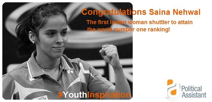 PoliticalPA's tweet photo. Chasing ur dream,Dedication,Determination,Hard Work,Integrity,Focus,Love4work lead you towards success. #SainaNehwal http://t.co/dHXhttQs0a