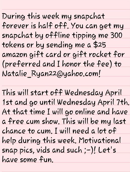 Masturbation Contest starts today. Don't have my snapchat. Get it half off!! http://t.co/IPoqyCnmId<a href="/tag/sundaybrunch"class="tags"><span>#sundaybrunch</span></a><a href="/tag/kcco"class="tags"><span>#kcco</span></a>