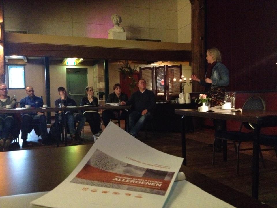 Bij de workshop Allergenen van #KHN midden Friesland