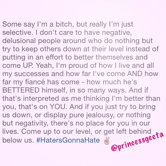 GeetaWrites's tweet image. #WednesdayWisdom #HatersGonnaHate #ForwardFacing #AlwaysStriving