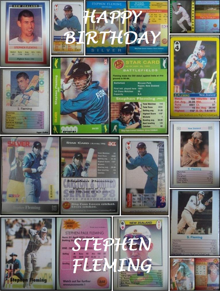 Happy Birthday Stephen Fleming  