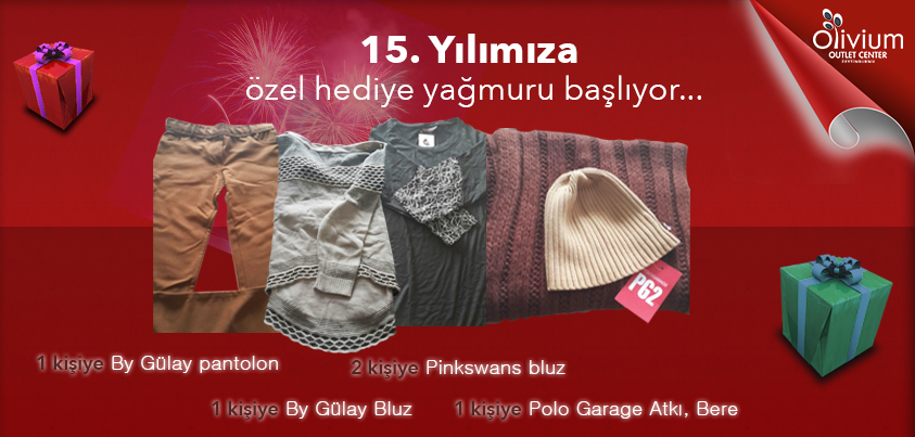 #OliviumOutlet15Yasinda Birlikte nice yıllara! #yarisma #hediye #retweet