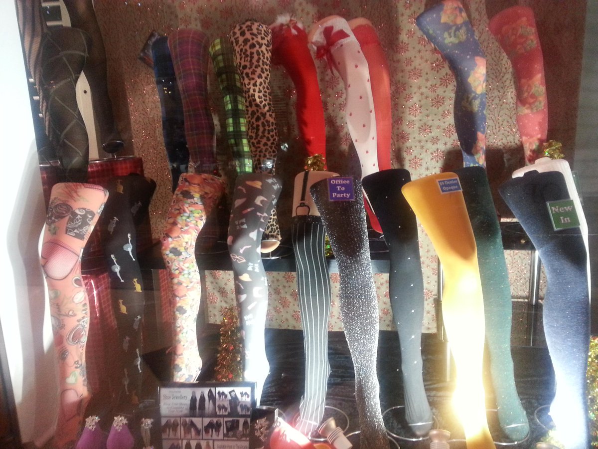 WayfarersArcade's tweet photo. #TenantTweet @PurfectPins sell all things hosiery. 100s of styles & some of the wackiest tights on the planet! http://t.co/4Ue32O3usR