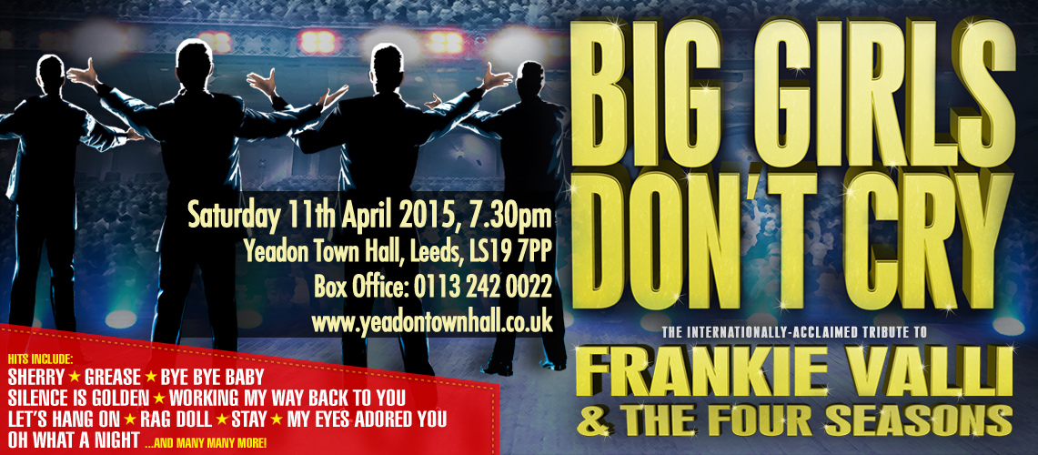 Futurist Productions (@futuristtp) on Twitter photo Big Girls Don't Cry! Saturday 11th April 2015 7.30pm <a href="/YeadonTownHall/">Yeadon Town Hall</a> Get your tickets: yeadontownhall.co.uk #leeds Big Girls Don't Cry! Saturday 11th April 2015 7.30pm <a href="/YeadonTownHall/">Yeadon Town Hall</a> Get your tickets: yeadontownhall.co.uk #leeds
