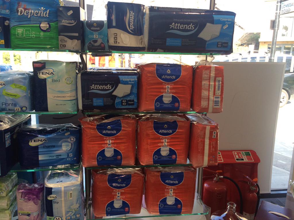 Our new 'attends' incontinence range at Mattock Lane Pharmacy!
