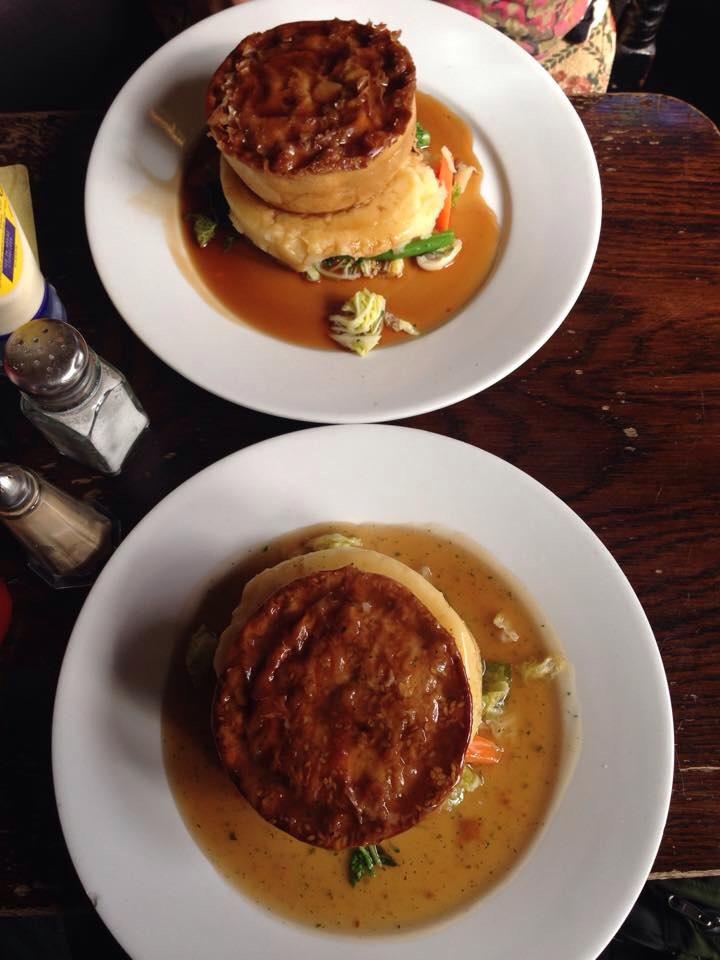 Rotherhitheplus's tweet photo. What's your favorite pie @MayflowerPub? We got the goat cheese pie and the venison pie, so yum! #Rotherhithe #SE16 http://t.co/9BBeTjJJCv