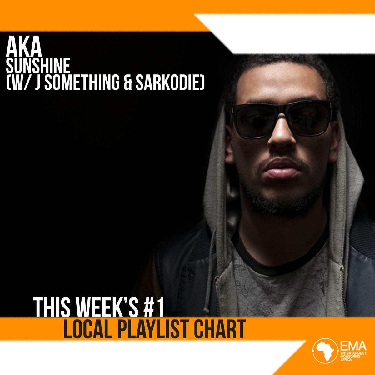 Well done to <a href="/akaworldwide/">AKA</a> @jsomethingmusic <a href="/sarkodie/">Sarkodie</a> for reaching the #1 position on the Local Playlist Chart!
