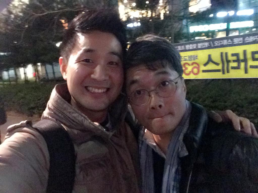 프로야구... kbsn 권성욱 캐스터 &amp; cj 김수환 캐터 ...잠룡이라고 해도 될까요? "선배님 자~~알 먹었습니다"