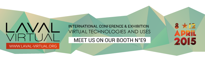 AerysInnovation's tweet photo. We are pleased to participate at @LavalVirtual from April 8th to 12th! Meet us on our booth #E9. http://t.co/5ngAHmW5HM