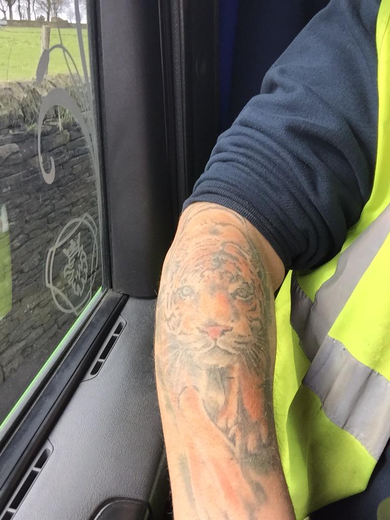 PostYourInk's tweet image. Our first tattoo from over seas, and an incredible one too. Sent to us by Paul from West Yorkshire, England