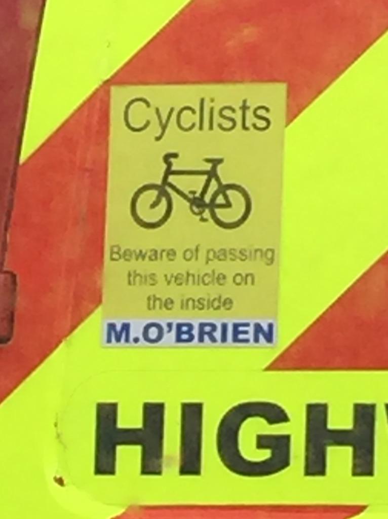 vixenburg's tweet photo. @Mark_0Brien are you such a bad cyclist they've started to make up warning signs just for you?? #caution! http://t.co/QjU4RxVc8i
