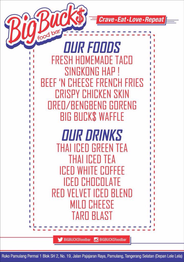 Big Bucks FoodBar tweet media