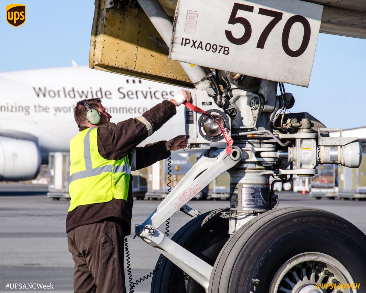 UPSAirlines's tweet photo. Check out some of the 34 Anchorage Aircraft Maintenance UPSers who keep our planes flying! #UPSANCWeek http://t.co/V9ePCvZ3yo
