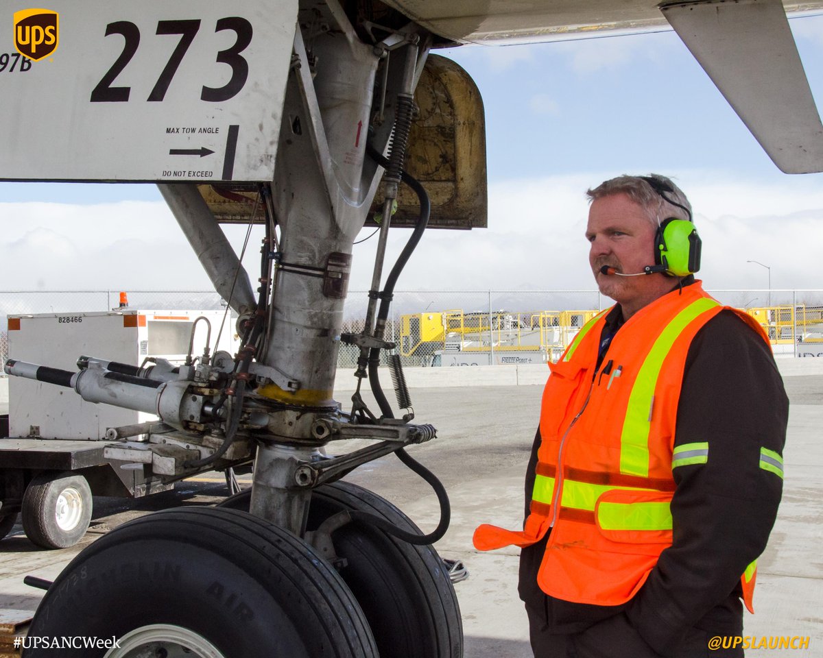 UPSAirlines's tweet photo. Check out some of the 34 Anchorage Aircraft Maintenance UPSers who keep our planes flying! #UPSANCWeek http://t.co/V9ePCvZ3yo