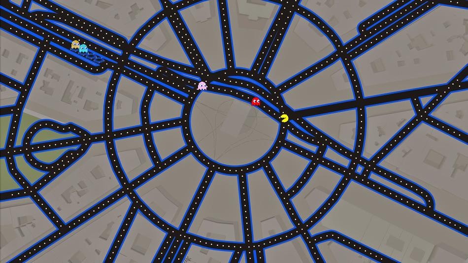 BluePearlMusic's tweet photo. Yeah, @google 's April Fools' Day prank turns maps into Pac-Man games https://t.co/fvAjppOhOX :) http://t.co/oHUQGDz9pR