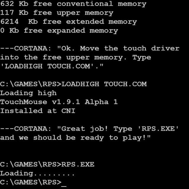 Bran_Ramirez's tweet image. #MS_DOS 
Loading &quot;Rock, Paper, Scissors&quot; ...