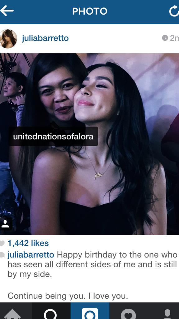 Julia Barretto\s message for     Happy birthday, Alora 