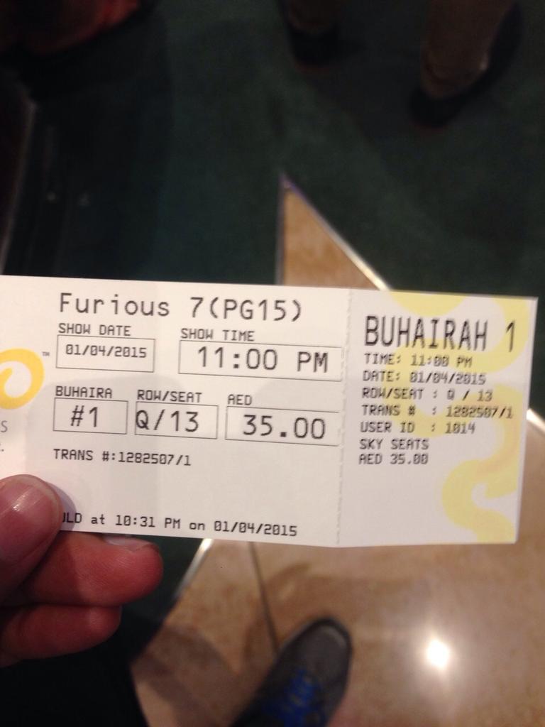 kannz4u's tweet photo. I always like first show !!! #fastnfurious7 #Ff7 #VinDiesel #FastFurious7.. just b4 releasing! ! http://t.co/b0sFMrfHP6