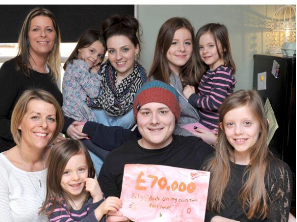 billyon2feet's tweet photo. We have reached £70k - now to raise for the upkeep - thank you all x http://t.co/gxrTuq9yfn