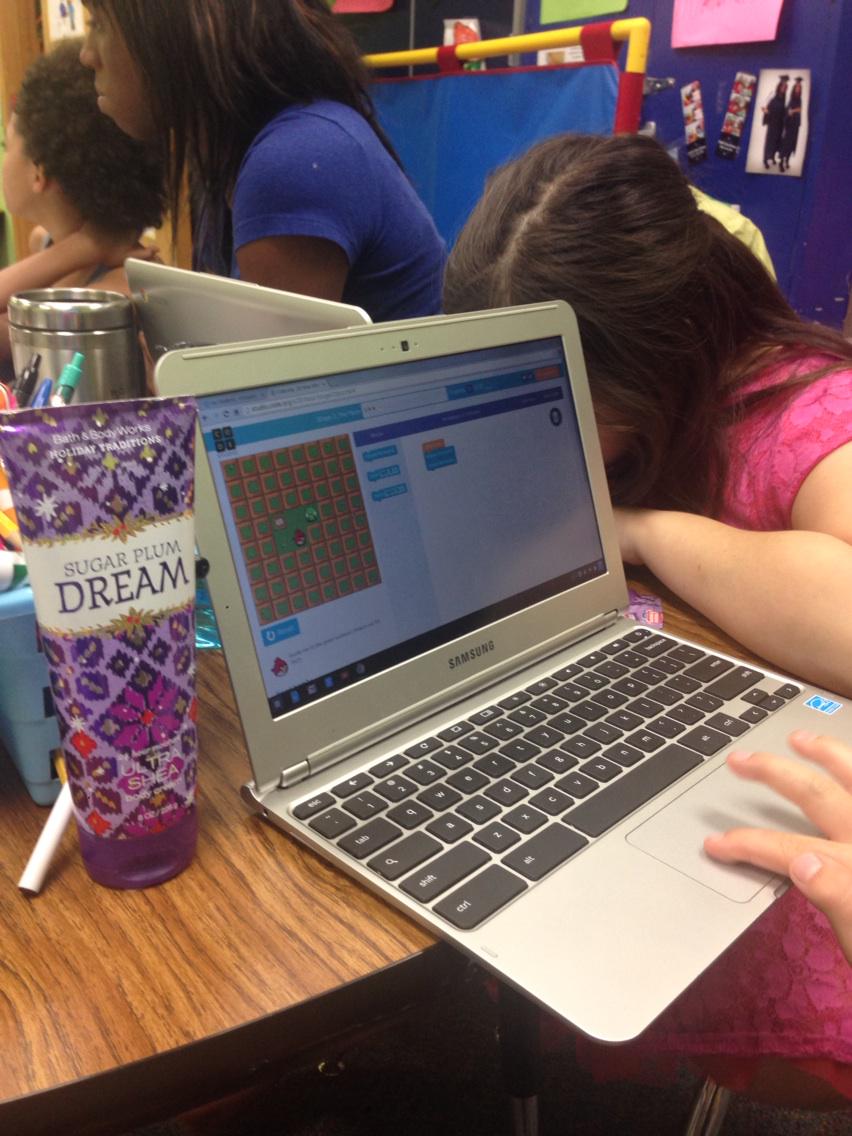 RPCompass's tweet image. Using code.org to practice our coding skills! Fun!