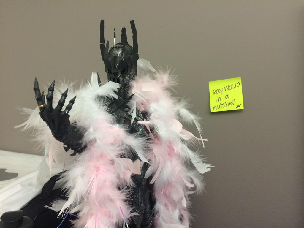 maggienotmags's tweet image. Some of my fave handwritten stickies from @raywalia's office prank. #aprilfools #labeleverything