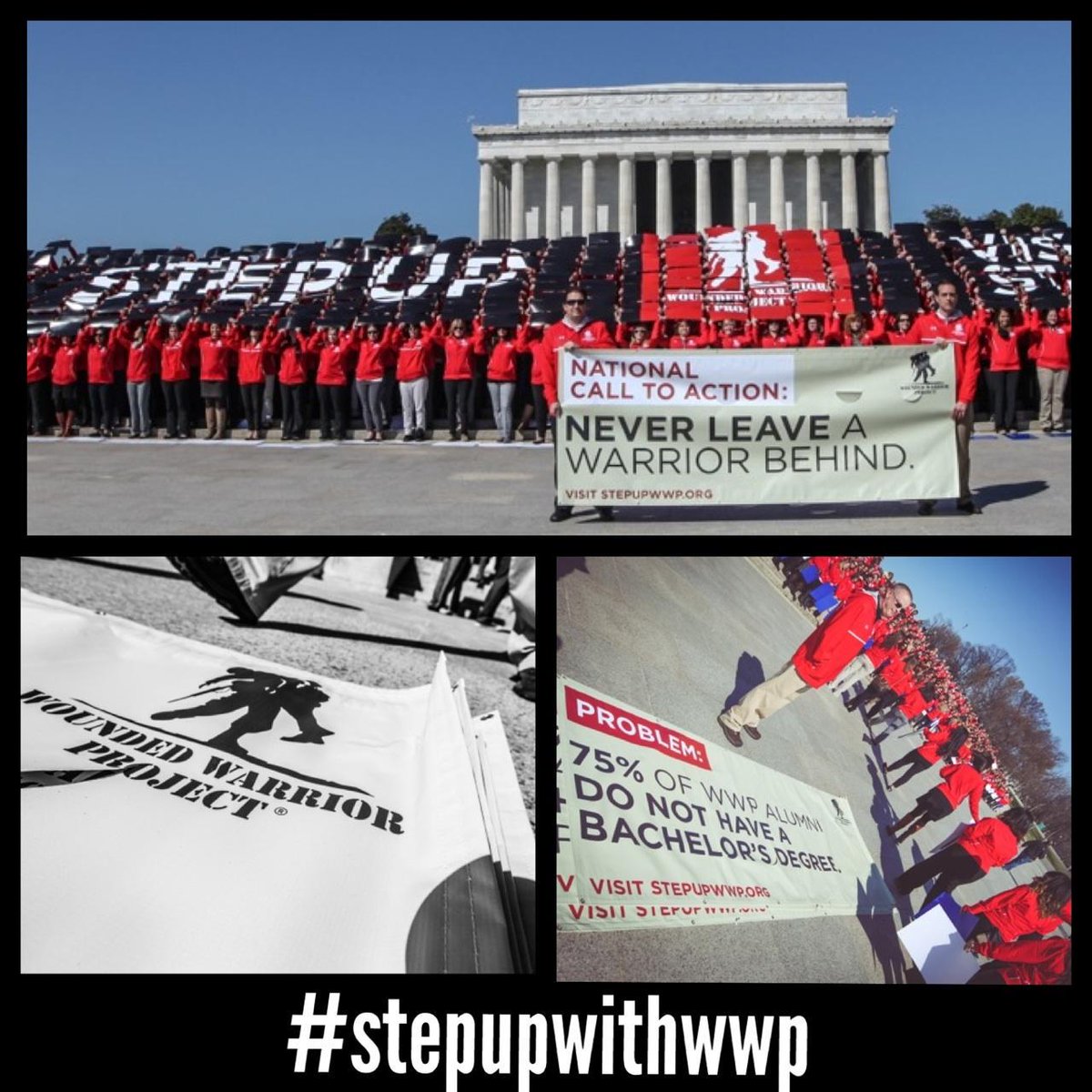 stevenardizzi's tweet photo. We brought our mission to DC to emphasize the needs of our warriors: http://t.co/qL9zycZ3u9 #StepUpWithWWP http://t.co/XdNkyZ5e2g