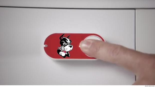 bualumni's tweet photo. Whenever the real world feels too real, just push the button and come back to college #AmazonDash #BUStyle http://t.co/z8xcu0SSHt