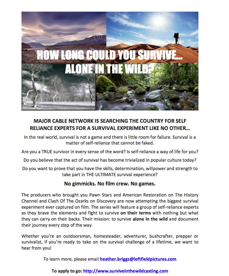 Heather LaCorte (@heatherbriggs) on Twitter photo <a href="/woodsmankind/">Woodsmankind</a> LOOKING FOR SELF RELIANCE EXPERTS FOR A SURVIVAL EXPERIMENT LIKE NO OTHER…#selfreliance #OFFGRID <a href="/woodsmankind/">Woodsmankind</a> LOOKING FOR SELF RELIANCE EXPERTS FOR A SURVIVAL EXPERIMENT LIKE NO OTHER…#selfreliance #OFFGRID