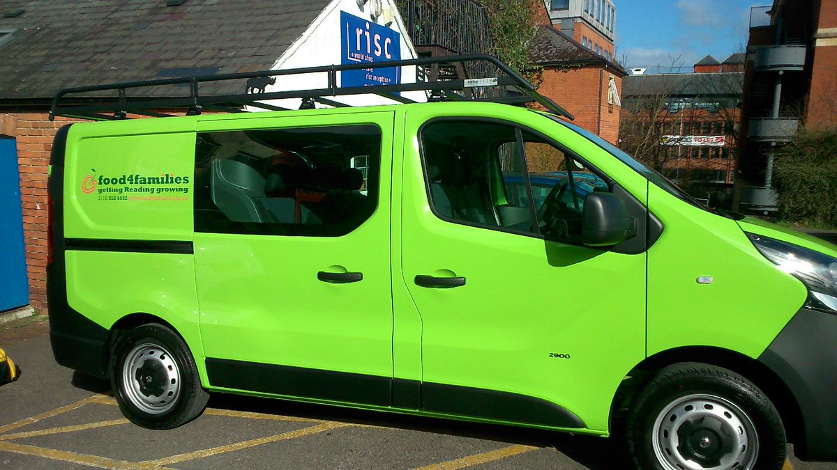lime green van