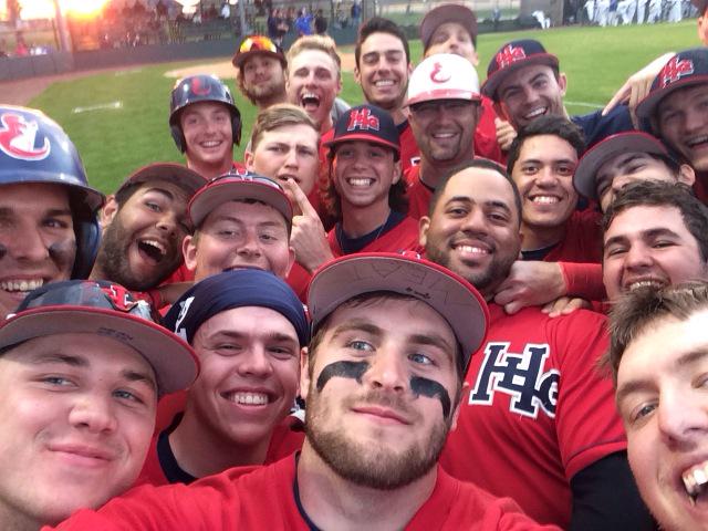 Just a pre-game team selfie...May have started something. #imatrojan <a href="/HLGU_Trojans/">HLGU Trojans</a> <a href="/hlgugamepromos/">HLGU Game Promotions</a>