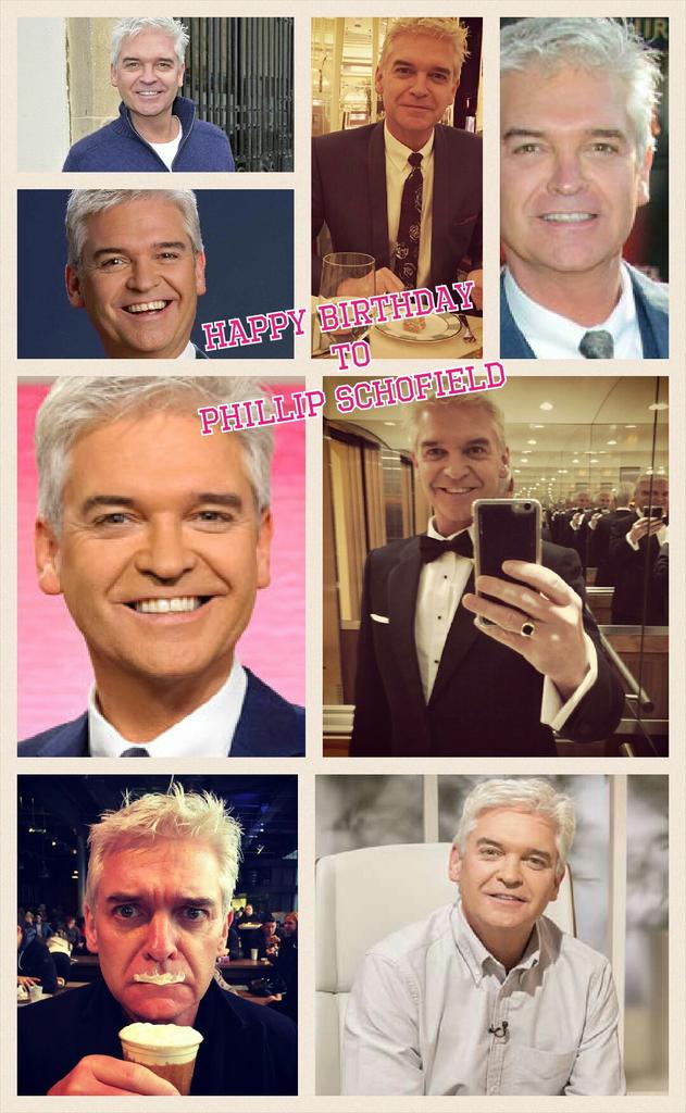 Happy 53th Birthday to wonderful Phillip Schofield. Hope you like this.      Add me ambergurl91 please accept 