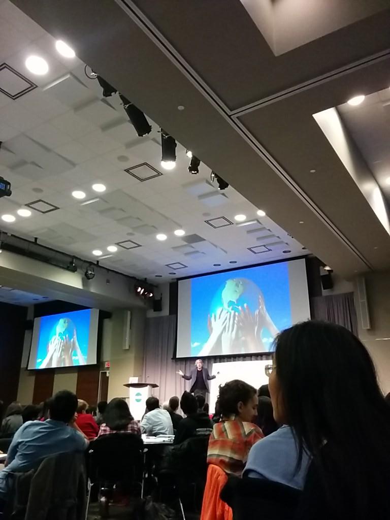 lisawang00's tweet photo. #preach @tomrand #ClimateCon2015 http://t.co/QnJndbMrny