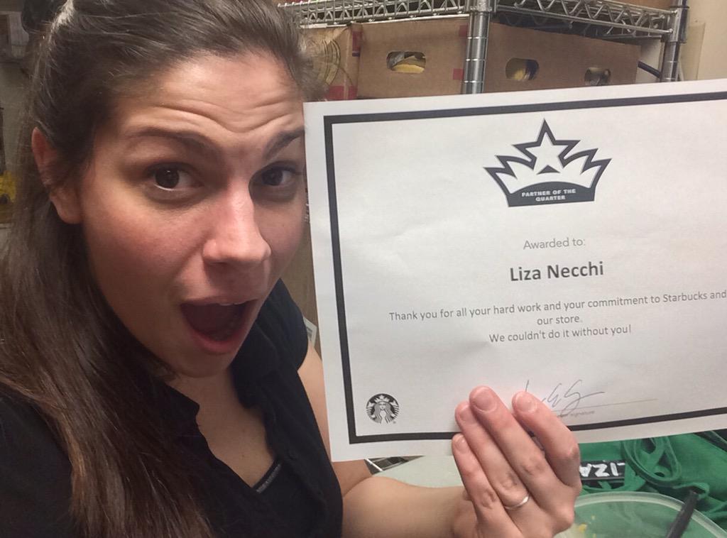 NorthEndKelly's tweet photo. Congratulations to Liza!  Q2 Partner of the quarter at 2 Atlantic. Great job Liza! @adammodzelsbux http://t.co/ozS3ywRoMi