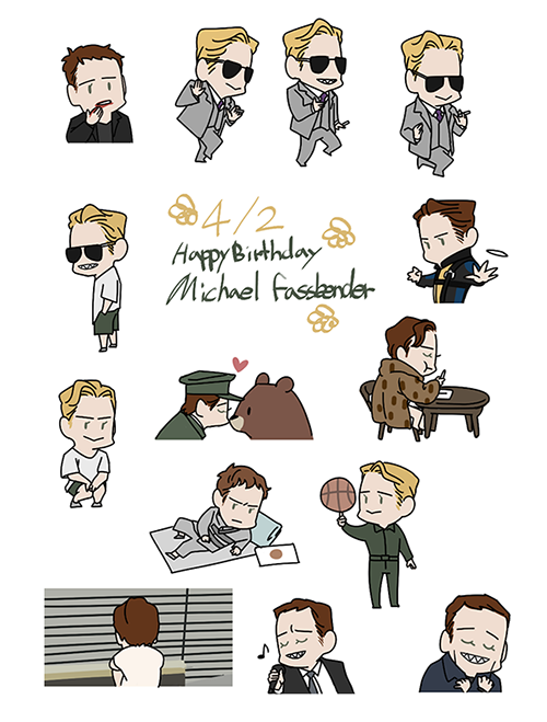Happy birthday Michael Fassbender~!!             .                           (^_ )> 