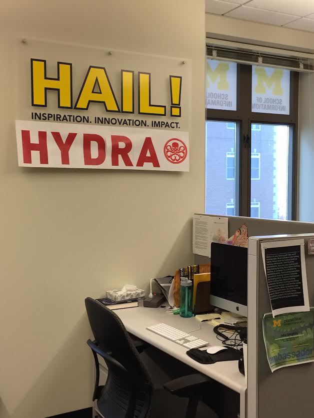 umsi's tweet photo. Our office has fallen. @AgentsofSHIELD @Marvel #Marvel #HailHydra #Avengers http://t.co/cW0fIFlniq