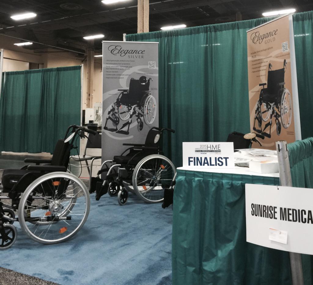 SunriseMedical's tweet photo. Come see the #BreezyElegance an HME Finalist! @MedtradeConnect #MedtradeSpring15 http://t.co/S0o7lfTEHo