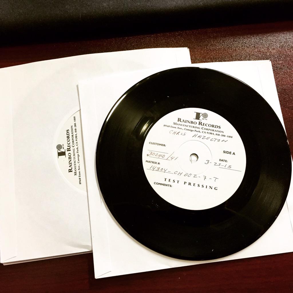 SunflowerSoul45's tweet photo. Test pressings for the new CH's Boogaloo 7 single arrived today!  Reserve your copy at http://t.co/gP4n1lFwZv! http://t.co/W0HaX1ATQL