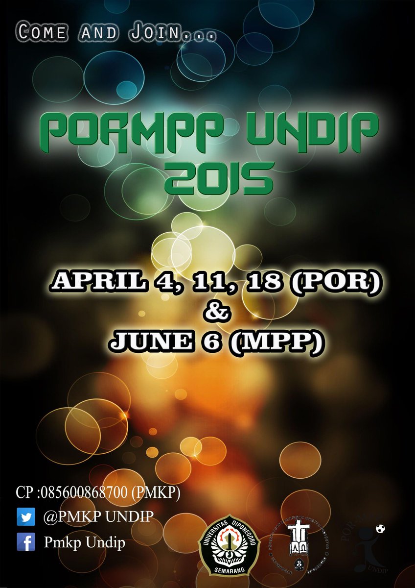 PMKPUNDIP_new's tweet photo. H-2 menuju PORMPP UNDIP 2015 !!! http://t.co/zrYjjREYTd