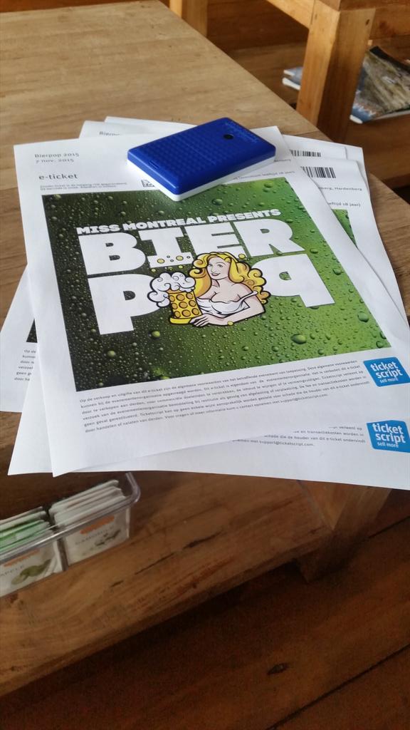 Wij gaan! Bierpop 2015 @MissMontreal