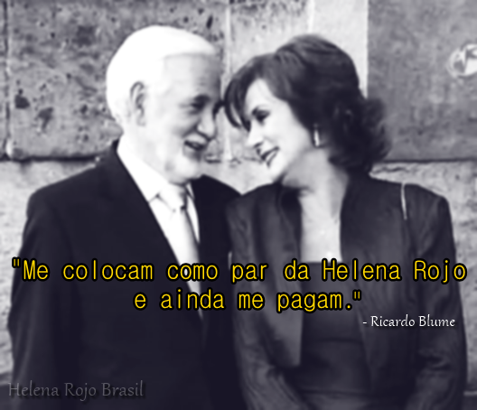 HelenaRFansBr's tweet photo. Ricardo Blume sobre voltar a trabalhar com Helena Rojo em "Cuidado con el Angel": http://t.co/h8eFm63lgO