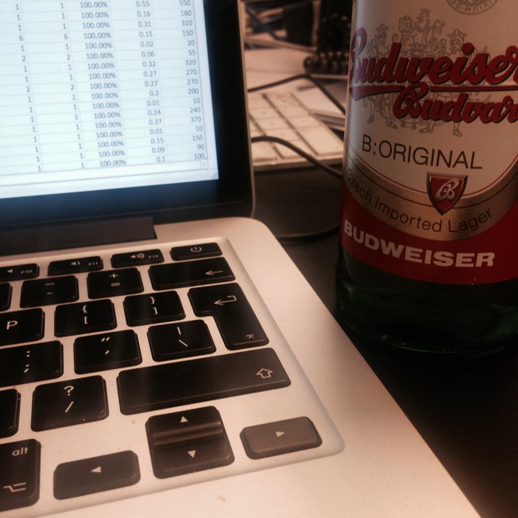 theeknoe's tweet photo. I love when we're allowed to drink beer at work #Q1social #work #play #myjobisbetterthanyourjob http://t.co/v4FZIipG0d
