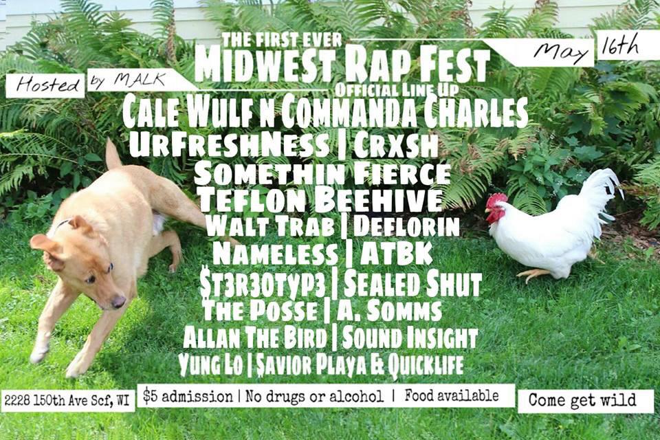 A_Somms's tweet photo. Come see me and other dope ass performers on May 16th at the first Midwest Rap Fest! #ComeGetWild http://t.co/yYBtd3Nssy