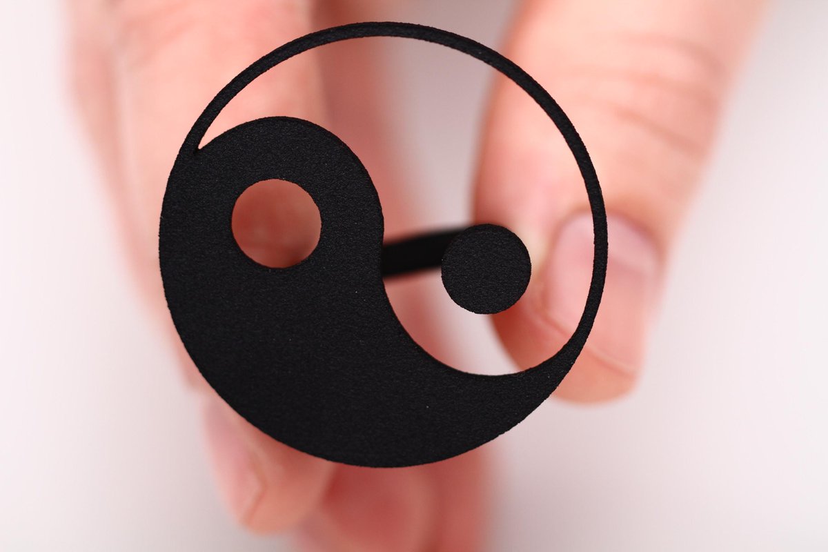 AnythingRing's tweet image. How #3dprinting shows the meaning of Yin and Yang in this Ring. The connection of everything. shpws.me/F3n5