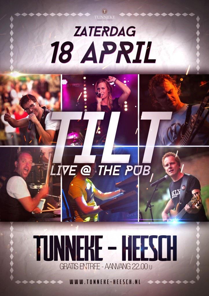 Zaterdag 18 april allemaal naar 't <a href="/Tunneke/">Tunneke</a> in #Heesch!