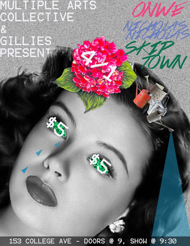 Next3Days's tweet image. Multiple Arts Collective (@MultipleArtsCo) presents 3 band concert tonight at Gillie's, $5.
nextthreedays.com/FeaturedEventD…