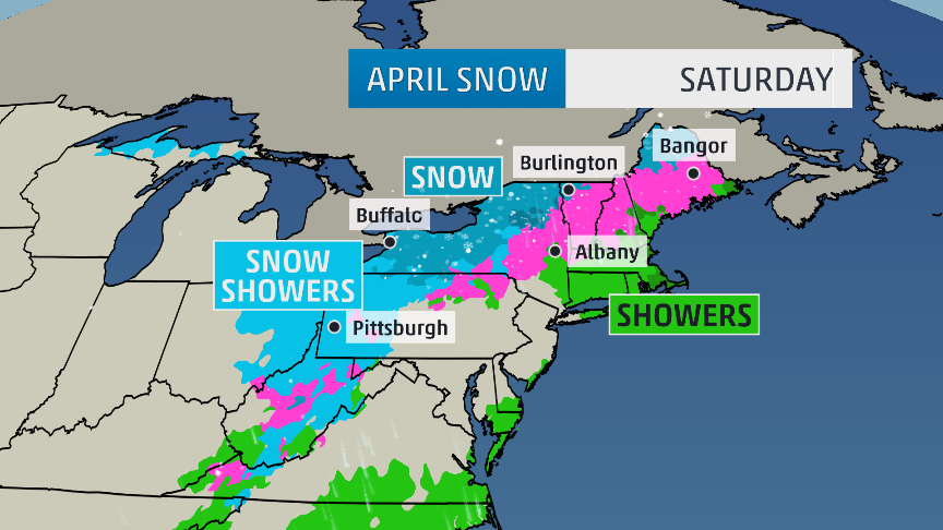 weatherchannel's tweet photo. #Snow for #GreatLakes and interior #Northeast this weekend: http://t.co/PePTciBOre #spring #cold http://t.co/YC1tcNlDzA