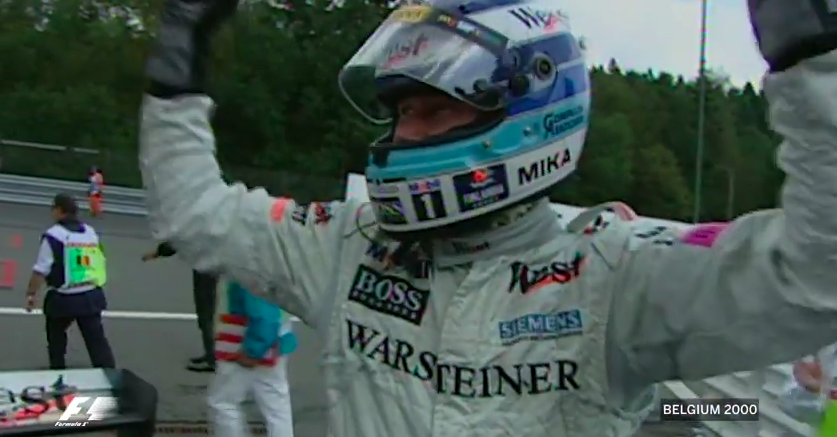 A dazzling move by Hakkinen in Belgium in 2000 is @F1_CWT's iconic #F1 moment. WATCH: youtube.com/watch?v=roFuPa…